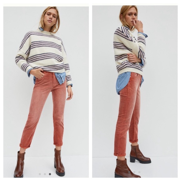 Anthropologie Denim - Pilcro Ultra High-Rise Straight Corduroy Pants